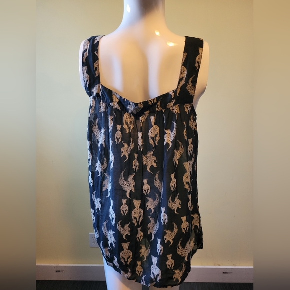 Faith Connexion Viking Helmet Print Tank, VGUC, Size S - Picture 4 of 6